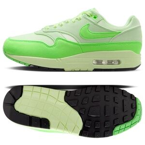 Nike Air Max 1 '87 High Saturation Vapor Green/Volt/Black HJ7329-376 Women Shoes